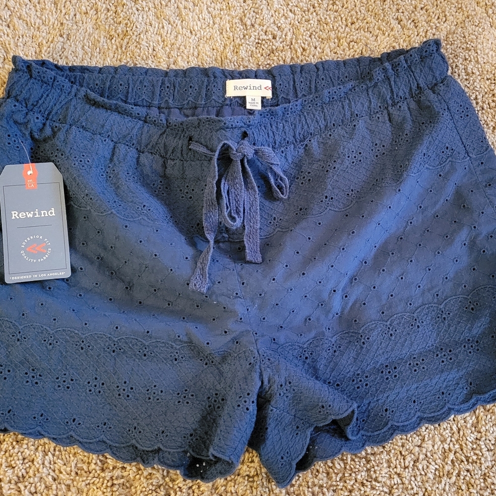 NWT Rewind Lace Shorts Sz M